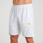 Pantalones cortos de entrenamiento Leone DNA ABX726 Blanco-Combat Arena