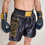 Pantaloncini boxe Leone DNA Premium AB233 Blu-Combat Arena