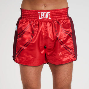Pantalones cortos kick WAKO Leone AB996 Rojo-Combat Arena