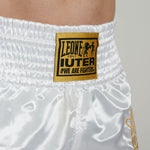 Pantaloncini kick-thai Leone IUTER AB02IU Bianco-Combat Arena