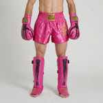 Pantaloncini kick-thai Leone IUTER AB02IU Fucsia-Combat Arena