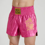 Pantaloncini kick-thai Leone IUTER AB02IU Fucsia-Combat Arena