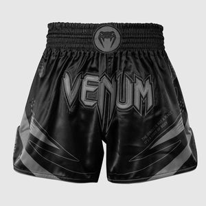 Pantalones cortos kick-thai Venum Amazonia Reborn Negro-gris-Combat Arena