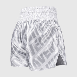 Pantalones cortos kick-thai Venum Contender XT Blanco-plata 