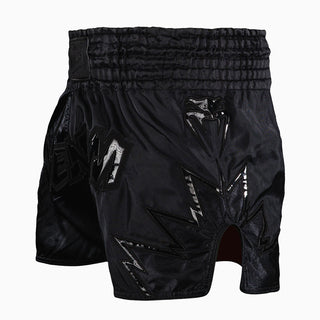 Pantalones cortos kick-tailandés Venum Inferno 2.0 Negro-gris-Combat Arena