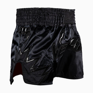 Pantalones cortos kick-tailandés Venum Inferno 2.0 Negro-gris-Combat Arena