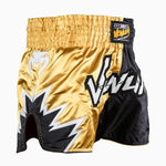 Pantalones cortos kick-tailandés Venum Inferno 2.0 negro-oro-Combat Arena