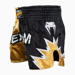 Pantalones cortos kick-tailandés Venum Inferno 2.0 negro-oro-Combat Arena