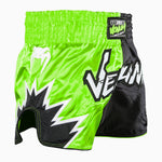 Pantalones cortos kick-tailandés Venum Inferno 2.0 Verde-negro-Combat Arena