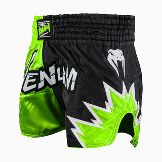 Pantalones cortos kick-tailandés Venum Inferno 2.0 Verde-negro-Combat Arena