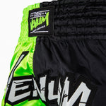 Pantalones cortos kick-tailandés Venum Inferno 2.0 Verde-negro-Combat Arena