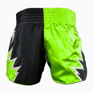 Pantalones cortos kick-tailandés Venum Inferno 2.0 Verde-negro-Combat Arena