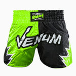 Pantalones cortos kick-tailandés Venum Inferno 2.0 Verde-negro-Combat Arena