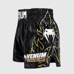Pantaloncini kick-thai Venum VTC Flames Nero-oro-Combat Arena