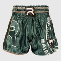 Pantalones cortos kick-tailandés Venum x Rajadamnern Verde-Combat Arena