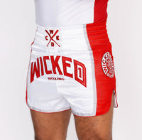 Pantalones cortos kick-tailandés Wicked One Block-Combat Arena