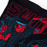 Pantalones cortos a compresión Half Sumo Black Mamba Neon 