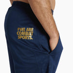 Pantalones cortos de entrenamiento Leone DNA ABX726 Azul 