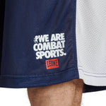 Pantalones cortos de entrenamiento Leone Logo Wacs ABX128 Azul 