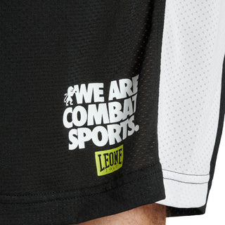 Pantalones cortos de entrenamiento Leone Logo Wacs ABX128 Negro 