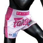 Pantalones cortos kick-thai Fairtex Pink Strike Edición Limitada 