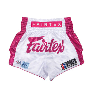 Pantalones cortos kick-tailandés Fairtex Pink Strike Edición Limitada-Combat Arena