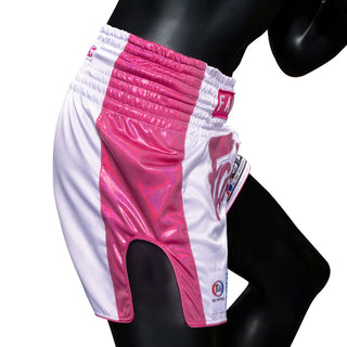 Pantalones cortos kick-thai Fairtex Pink Strike Edición Limitada 