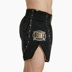 Pantalones cortos kick-tailandés Leone Classic AB881 Negro 