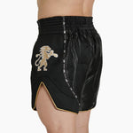 Pantalones cortos kick-tailandés Leone Classic AB881 Negro 