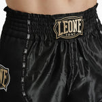 Pantalones cortos kick-tailandés Leone Classic AB881 Negro 