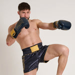 Pantalones cortos kick-thai Leone DNA Premium AB969 Azul 