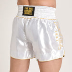 Pantalones cortos kick-thai Leone DNA Premium AB969 Blanco 