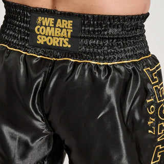 Pantalones cortos kick-tailandés Leone DNA Premium AB969 Negro 