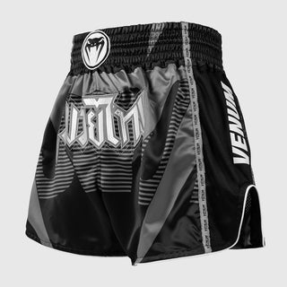 Pantalones cortos kick-thai Venum Adrenaline Negro-gris 