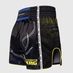 Pantalones cortos kick-tailandés Venum Tekken 8 King Negro-amarillo 