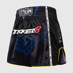 Pantalones cortos kick-tailandés Venum Tekken 8 King Negro-amarillo 