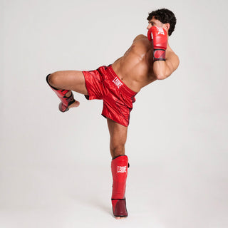 Pantalones cortos kick WAKO Leone AB996 Rojo 