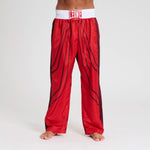 Pantalones Kickboxing WAKO Leone AB992 Rojo 
