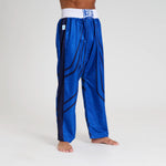 Pantalones Kickboxing WAKO Leone AB992 Azul 