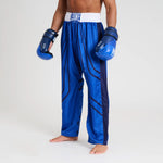 Pantalones Kickboxing WAKO Leone AB992 Azul 