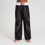 Pantalones Kickboxing WAKO Leone AB992 Negro 