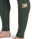 Pantalones a compresión Leone Primal Instinct AB930 Verde 