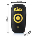 Pao Fairtex Microfibra Curvada Estándar KPLC5 Negro 