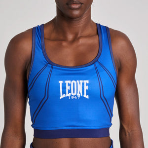 Protector pecho mujer Leone WAKO AB993 Azul-Combat Arena