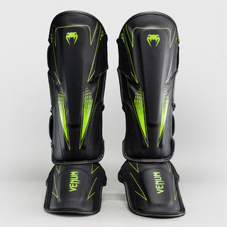 Espinilleras Venum Amazonia Reborn Negro-verde-Combat Arena