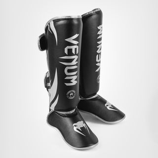 Espinilleras Venum Challenger Negro-plata 