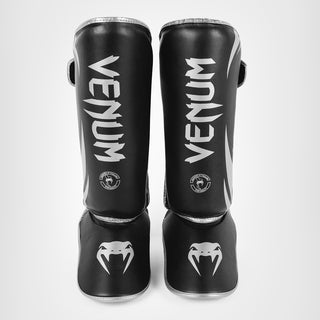 Espinilleras Venum Challenger Negro-plata 