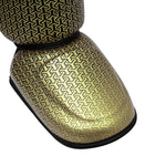 Espinilleras con parapiede Adidas Pro Kickboxing WAKO Negro-oro 