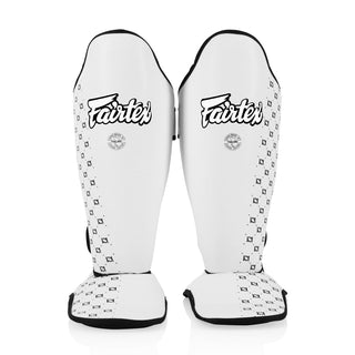 Espinilleras Fairtex Competición SP5 con parapiés Blanco 