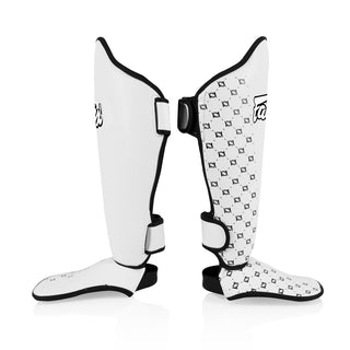 Espinilleras Fairtex Competición SP5 con parapiés Blanco 